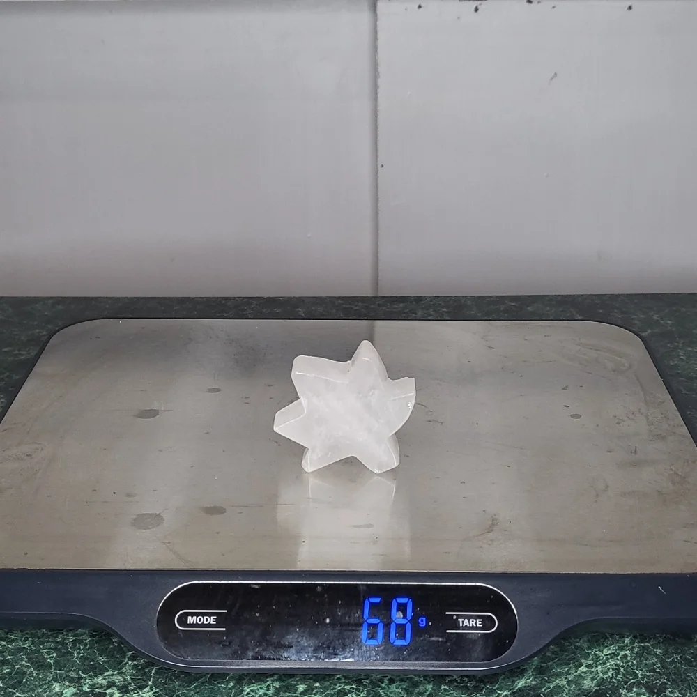 Quartz Maple Leaf Crystal Carving - Picture 3 of 5